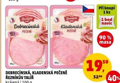 Debrecínská pečeně Řezníkův talíř