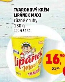 Dezert Lipánek tvarohový Madeta