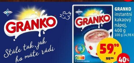 Instantní kakao Granko