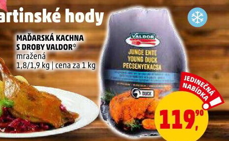 Kachna mražená Valdor