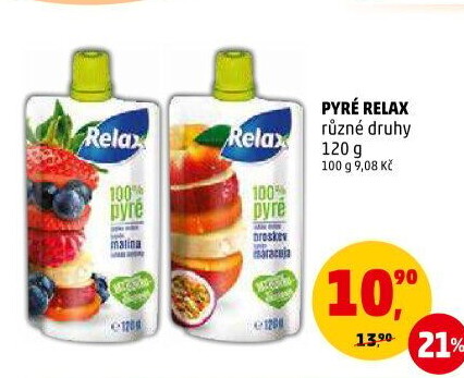Kapsička ovocné pyré Relax