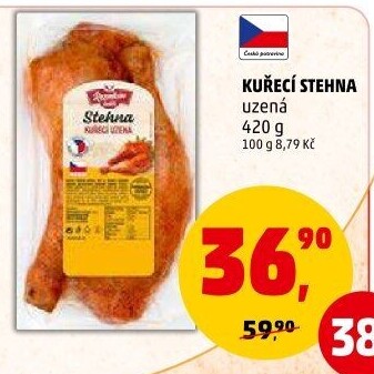 Kuřecí stehna uzená Řezníkův talíř