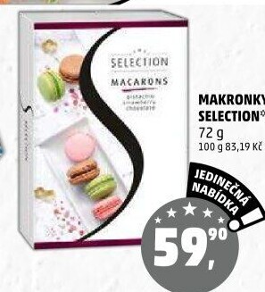 Makronky mražené Selection