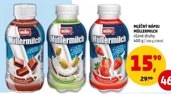 Nápoj mléčný Müllermilch Müller