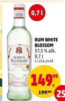 Rum bílý White Blossom Pabst &amp