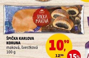 Špička s náplní Karlova Koruna
