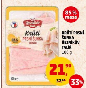 Šunka krůtí prsní Řezníkův talíř