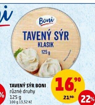 Sýr tavený Boni