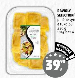 Těstoviny ravioli Selection