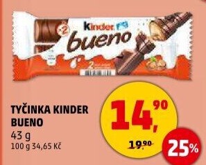 Tyčinka Bueno Kinder
