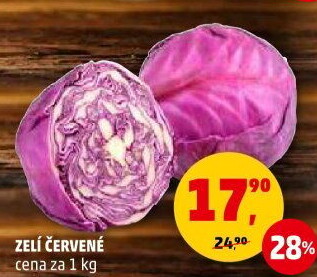 Zelí hlávkové červené