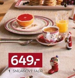 SNÍDAŇOVÝ TALÍŘ