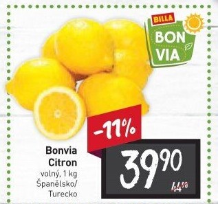 Citrony Billa Bonvia