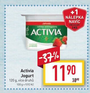 Jogurt ochucený Activia Danone