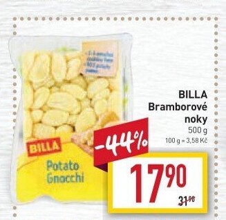 Noky bramborové Billa
