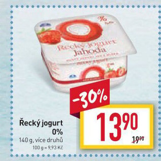 Ochucený jogurt řecký 0% Milko