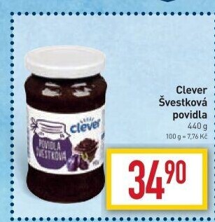 Povidla švestková Clever