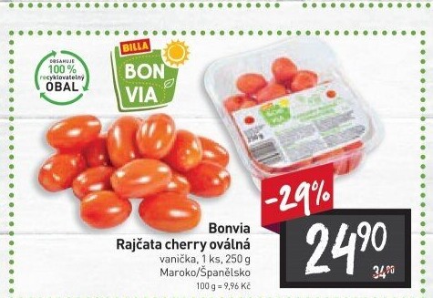 Rajčata cherry Billa Bonvia