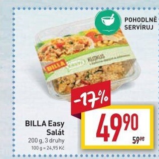 Saláty Easy Billa