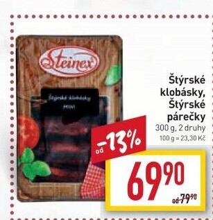 Štýrská klobása Steinex