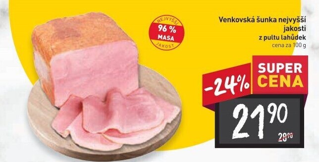 Šunka venkovská nejvyšší jakosti