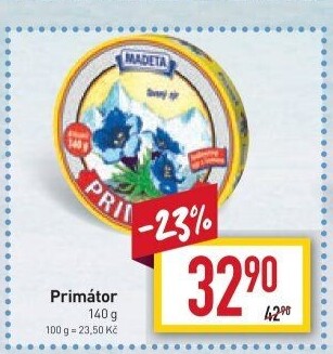 Sýr tavený Primátor Madeta