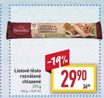 Těsto listové Wewalka