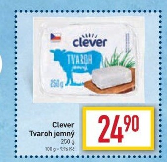Tvaroh jemný Clever