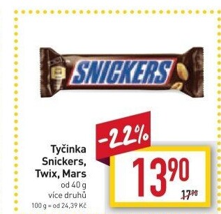 Tyčinka Snickers