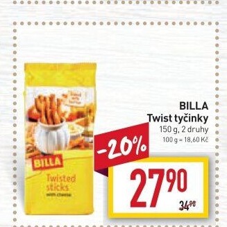 Tyčinky Twist Billa