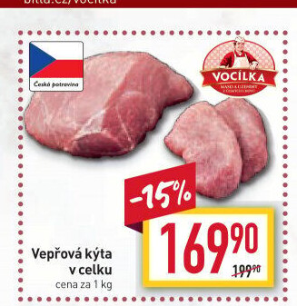 Vepřová kýta Vocílka
