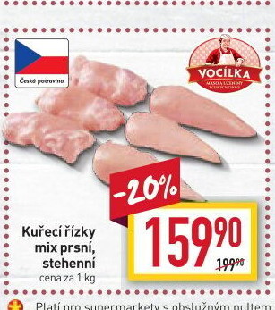 Kuřecí řízky mix Vocílka