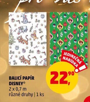Balicí papír vánoční