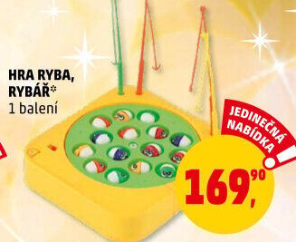 Dětská hra chytání rybiček