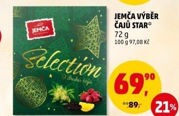 Kolekce čajů Sváteční Selection Jemča
