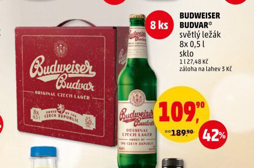 Pivo světlý ležák B: Original Budweiser Budvar