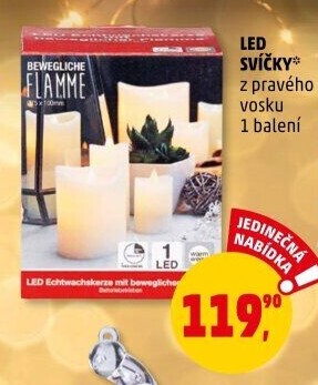 Svíčky LED