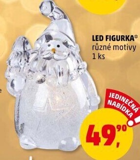 Vánoční dekorační LED figurka