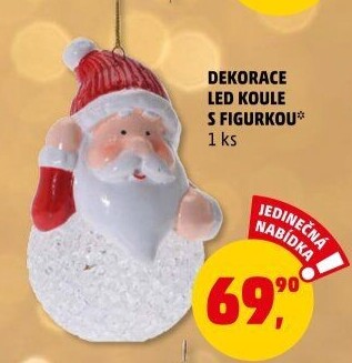 Vánoční dekorační LED figurka