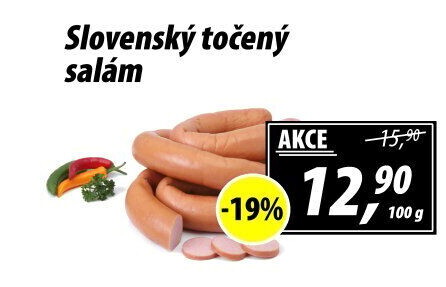 Salám slovenský točený