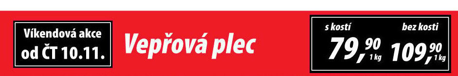Vepřová plec bez kosti