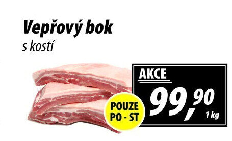 Vepřový bok s kostí