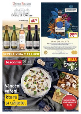 akční leták BILLA 7.11.2022-4.12.2022