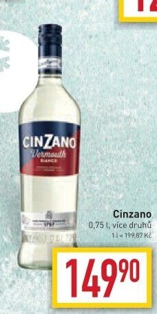 Aperitivy Cinzano