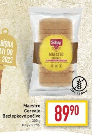Chléb bez lepku cereální Maestro Schär