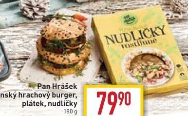 Hrachový burger Pan Hrášek Emco