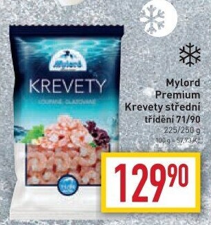 Krevety loupané mražené Premium Mylord
