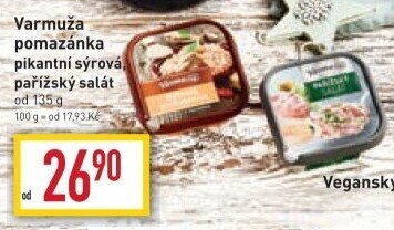 Pikantní sýrová pomazánka Varmuža