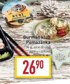 Pomazánky Gurmán klub