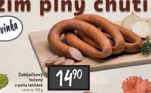 Salám zabijačkový točený Krahulík